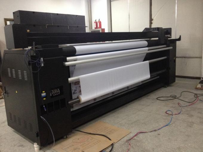 5.5KW verdienen Energie-großes Format-Textildrucker-Rolle, um Doppel-CMYK-Farbe zu rollen 1