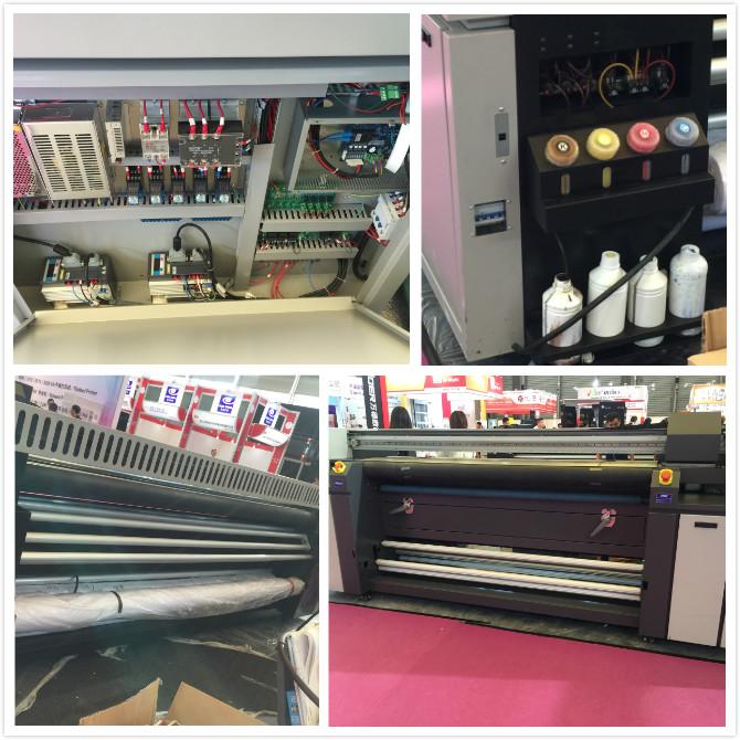 Multikolor Dual CMYK Textilsublimationsdruckmaschine / Zeltstoffdruckmaschine 1